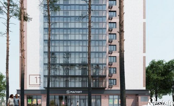 2-комн квартира улица Космонавта Комарова, 11А,  д. 11А