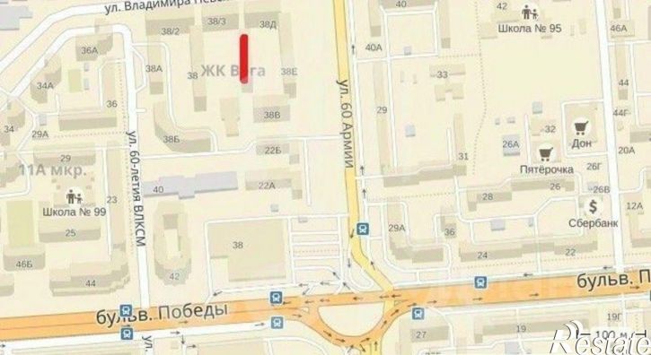 1-комн квартира ул Владимира Невского, 38г,  д. 38г