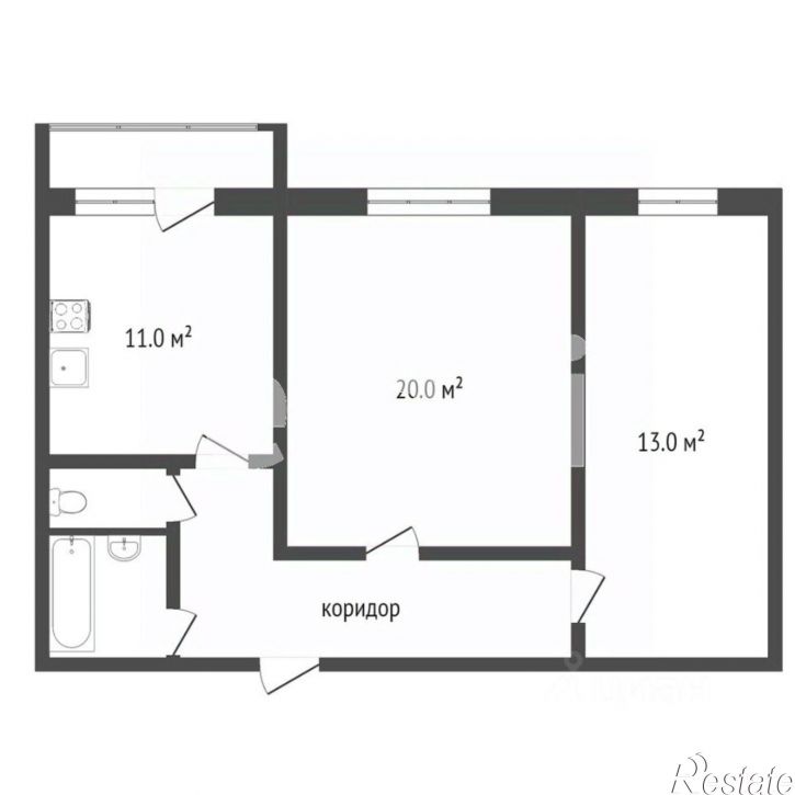 2-комн квартира пр-кт Труда, 151,  д. 151