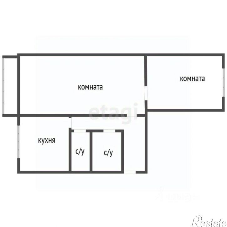 2-комн квартира ул Космонавта Комарова, 11а,  д. 11а