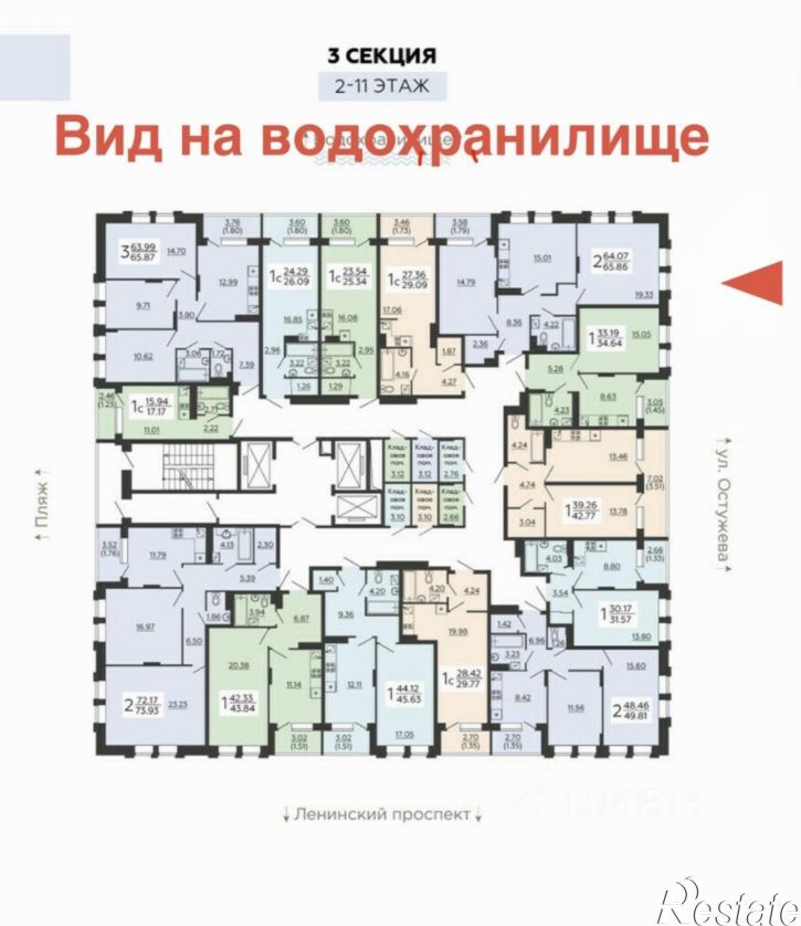 2-комн квартира улица Гаршина, 25 к2,  д. 25 к2