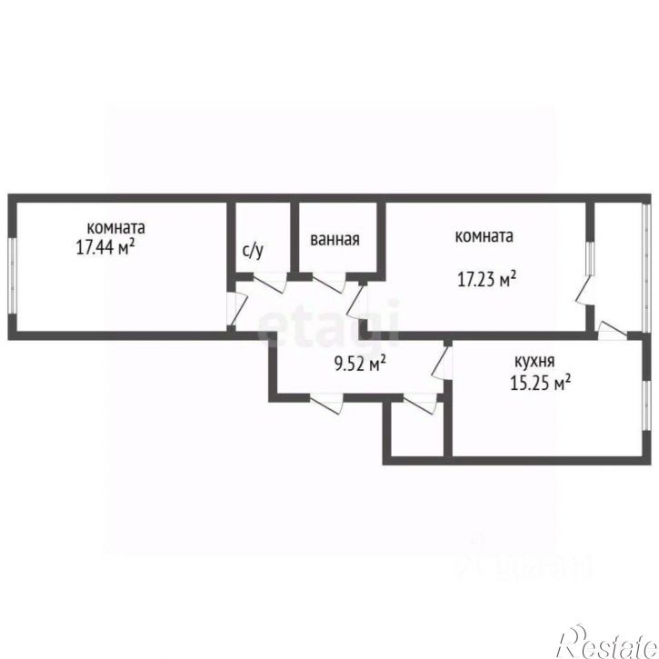 2-комн квартира в новом доме улица 45-й Стрелковой Дивизии, 113,  д. 113