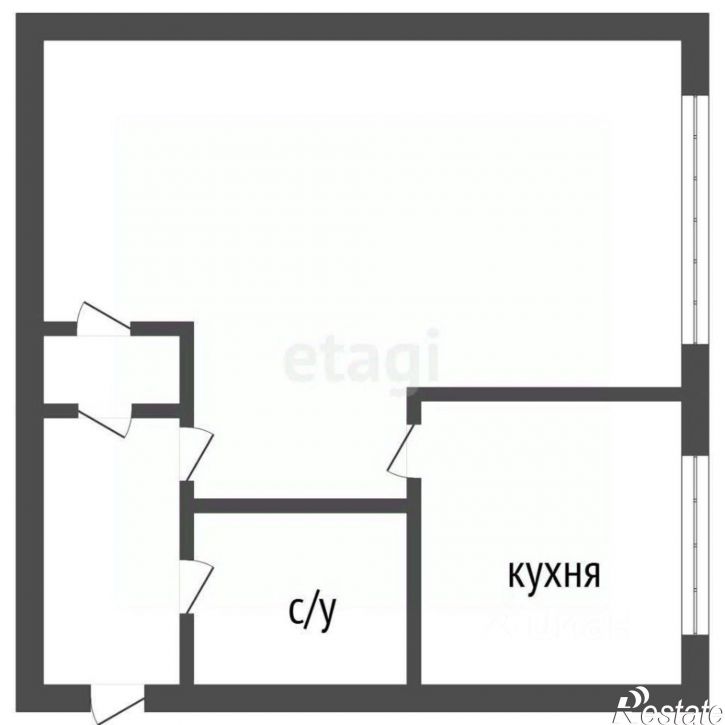 1-комн квартира улица Берёзовая Роща, 36,  д. 36