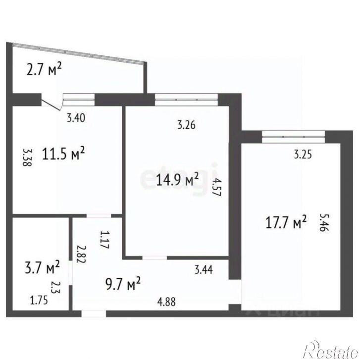 2-комн квартира ул 9 Января, 54в,  д. 54в