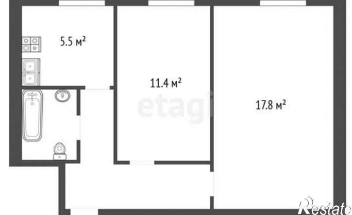 2-комн квартира ул Ростовская, 34б,  д. 34б