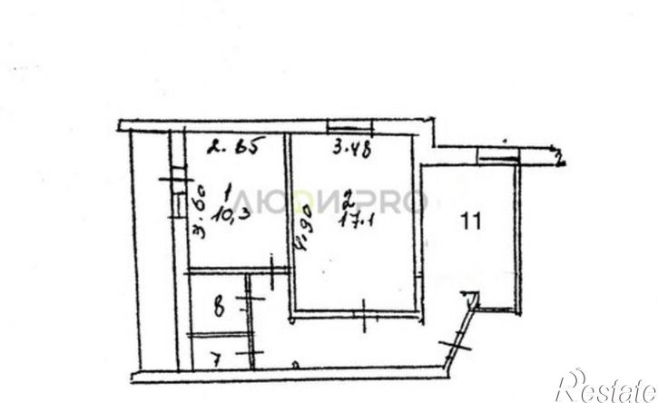 2-комн квартира проспект Патриотов, 8А,  д. 8А
