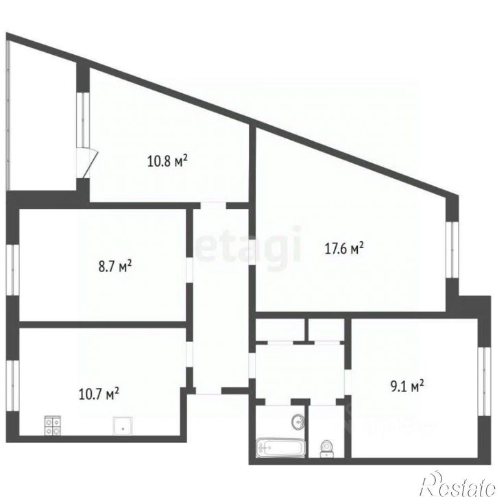 4-комн квартира улица Хользунова, 88,  д. 88