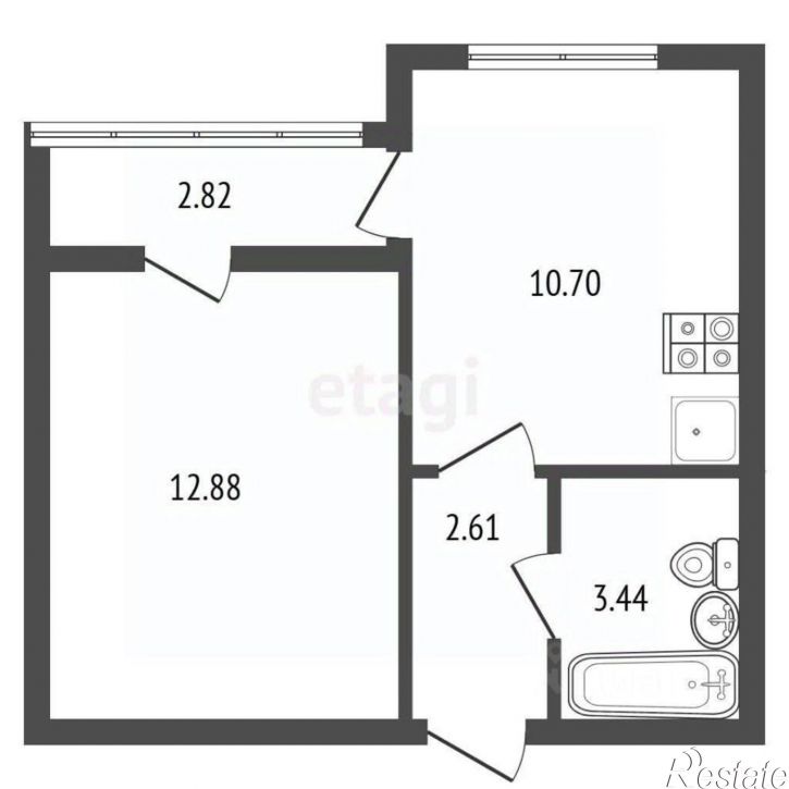 1-комн квартира ул Херсонская, 21а,  д. 21а