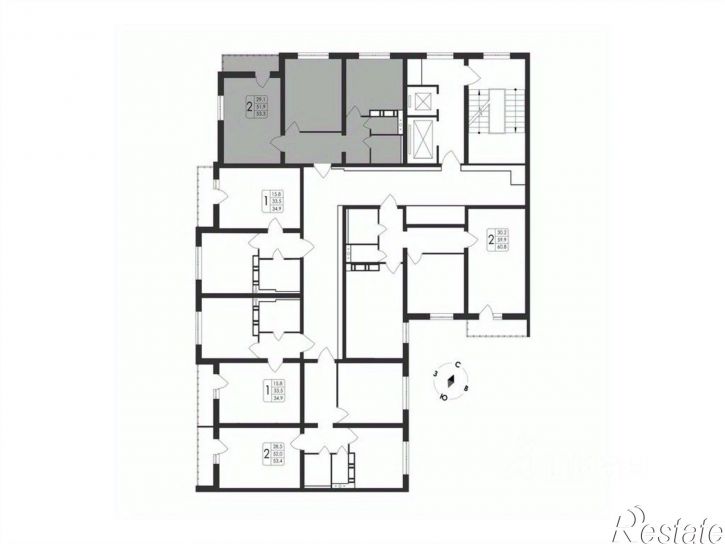 2-комн квартира в новом доме пр-кт Патриотов, 58а,  д. 58а