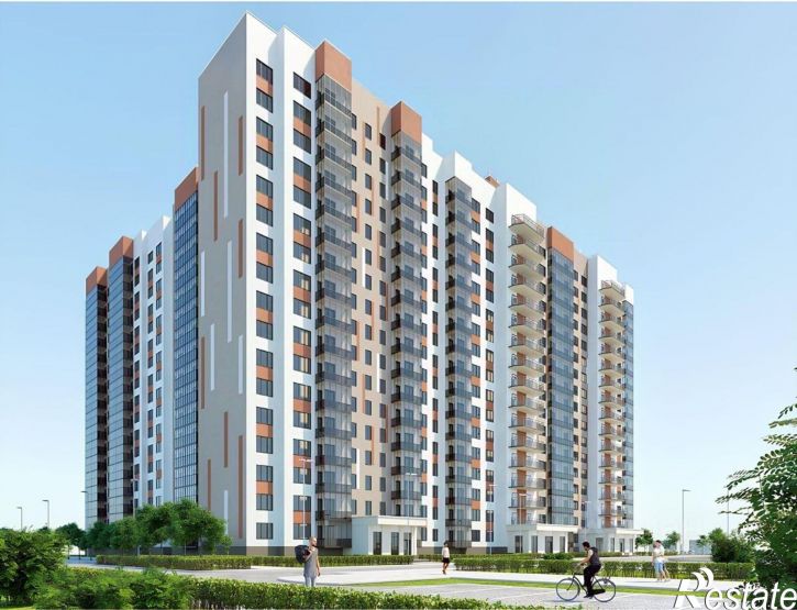 2-комн квартира в новом доме Крымская улица, 3/1,  д. 3/1