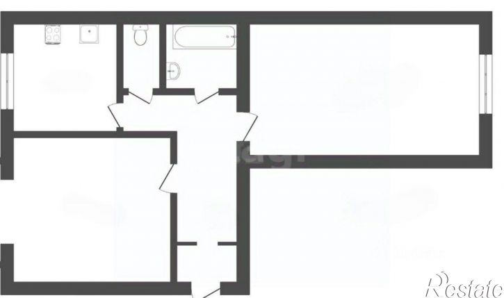 2-комн квартира Волжская улица, 50,  д. 50