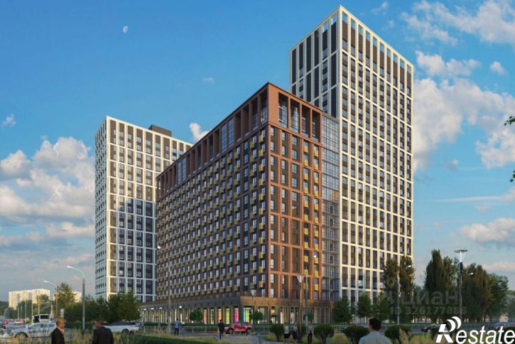 3-комн квартира в новом доме улица Ворошилова, 19 стр.,  д. 19 стр.