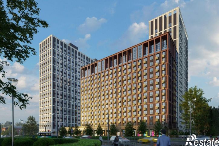 3-комн квартира в новом доме улица Ворошилова, 19 стр.,  д. 19 стр.