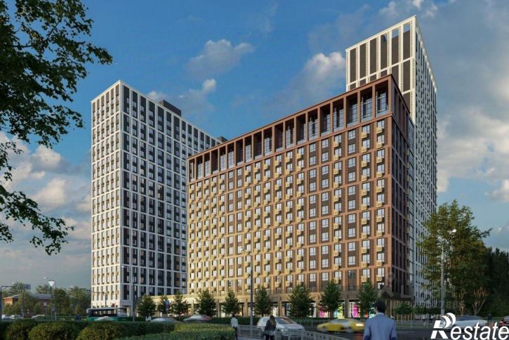 3-комн квартира в новом доме улица Ворошилова, 19 стр.,  д. 19 стр.