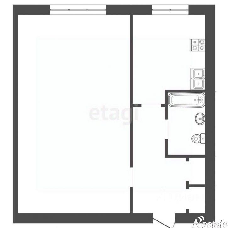 1-комн квартира Иркутская улица, 27,  д. 27
