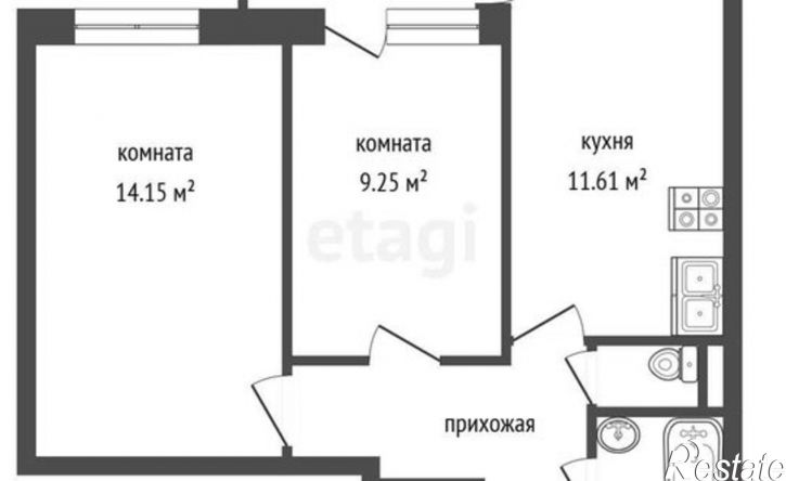 2-комн квартира ул Летчика Колесниченко, 65а,  д. 65а