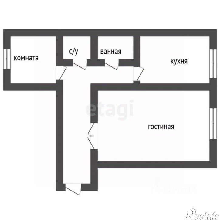 2-комн квартира улица 25 Октября, 37,  д. 37
