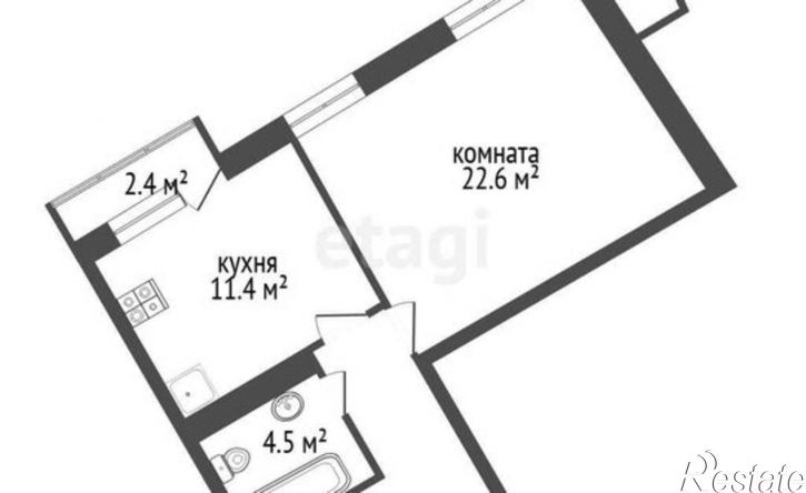 1-комн квартира Московский проспект, 19,  д. 19