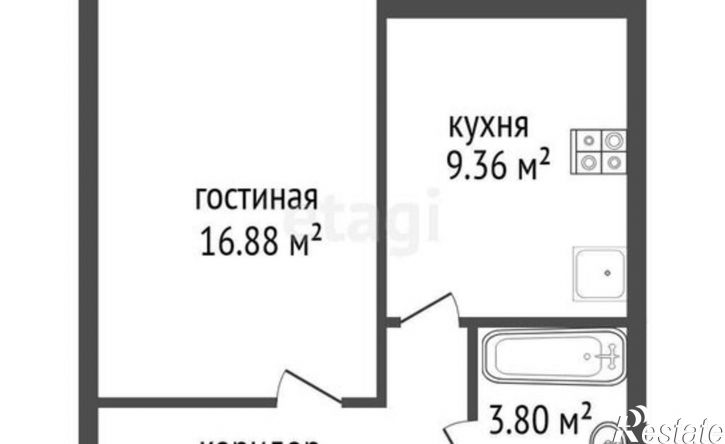 1-комн квартира Ржевская улица, 11,  д. 11