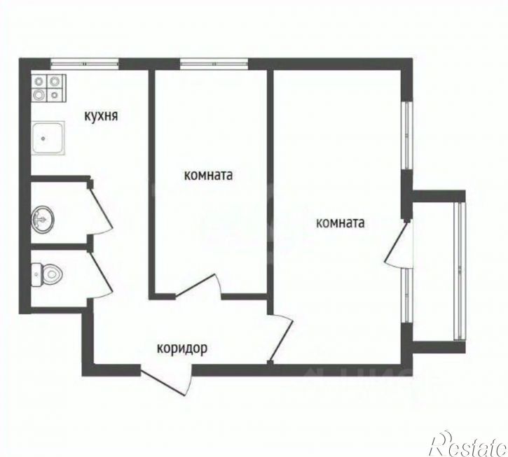 2-комн квартира Пеше-Стрелецкая улица, 159,  д. 159