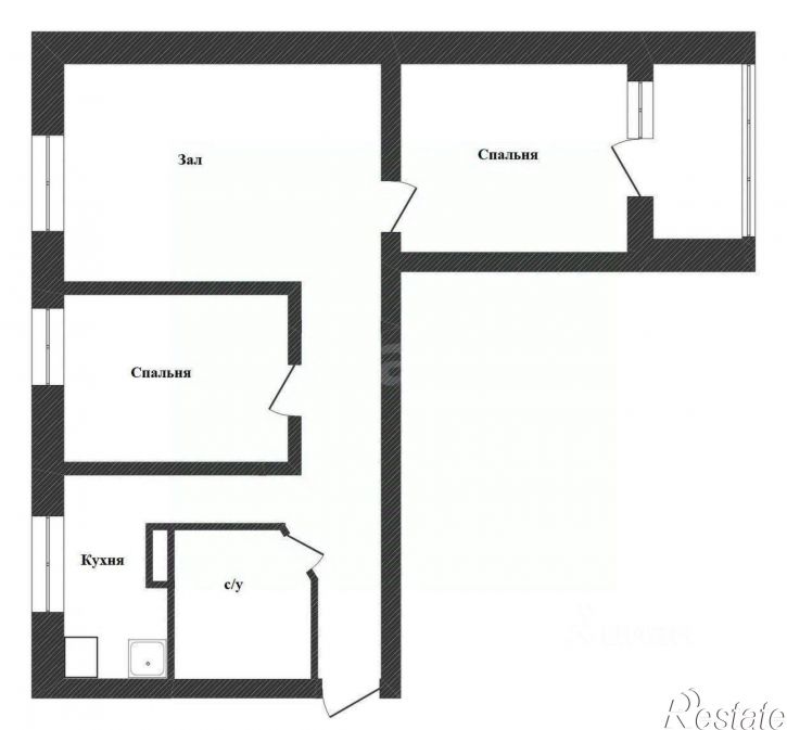 3-комн квартира улица Киселёва, 5,  д. 5