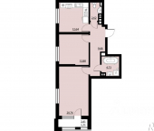 2-комн, 64 кв м, этаж 7/23 Московский проспект, 132