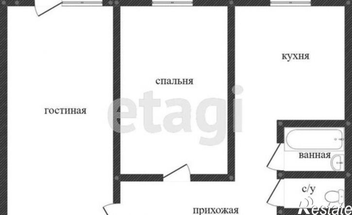 2-комн квартира ул Моисеева, 25,  д. 25