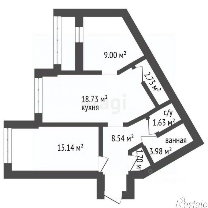 2-комн квартира Херсонская улица, 21А,  д. 21А