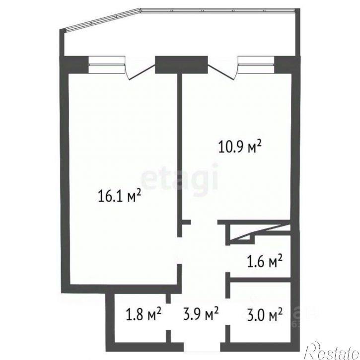 1-комн квартира ул Историка Костомарова, 42а,  д. 42а