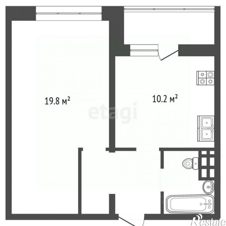 1-комн квартира улица Независимости, 55/10,  д. 55/10