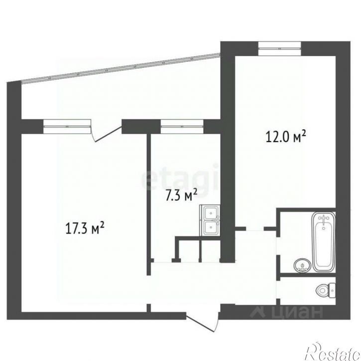 2-комн квартира пр-кт Труда, 8а,  д. 8а