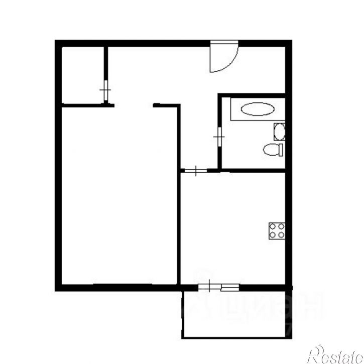 1-комн квартира переулок Здоровья, 90Г,  д. 90Г