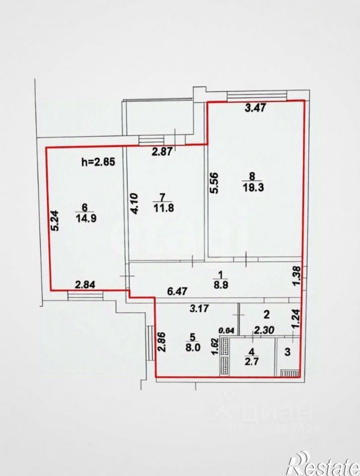 3-комн квартира улица Шишкова, 144В,  д. 144В