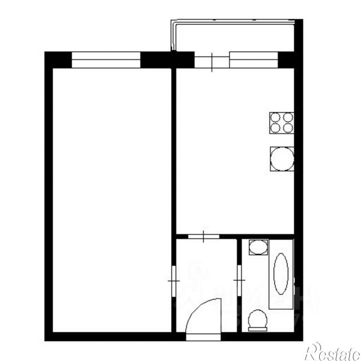 1-комн квартира Московский пр-кт, 104в,  д. 104в