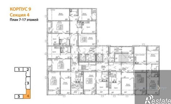 2-комн квартира в новом доме Московский пр-кт, 134Т,  д. 134Т