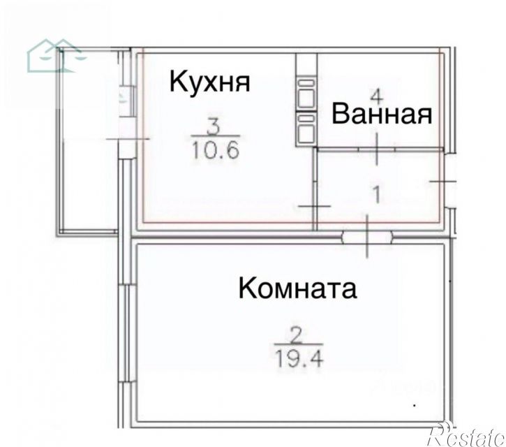 1-комн квартира Беговая улица, 229,  д. 229
