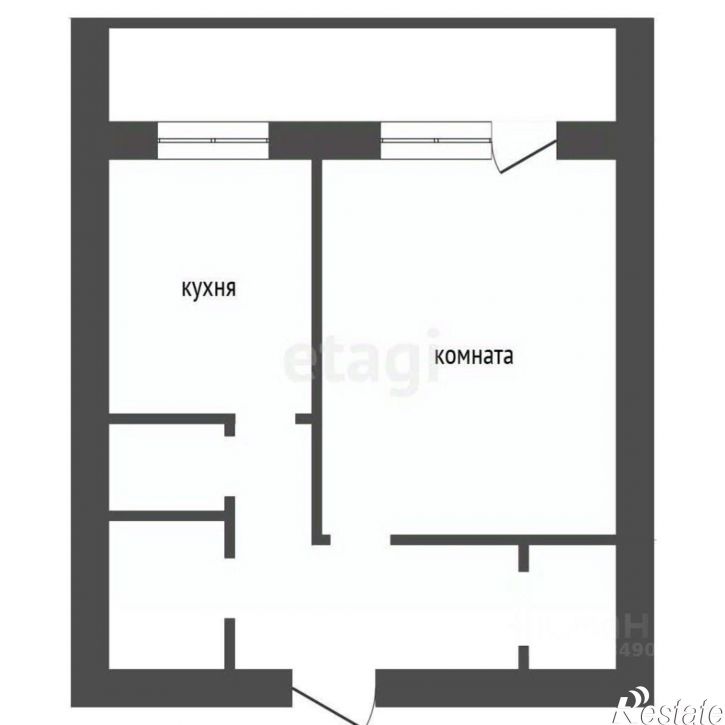 1-комн квартира улица 60-й Армии, 4,  д. 4
