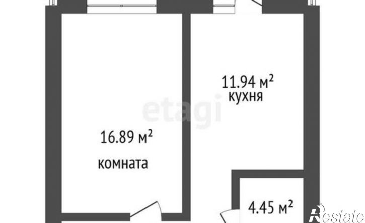 1-комн квартира ул Олеко Дундича, 19,  д. 19