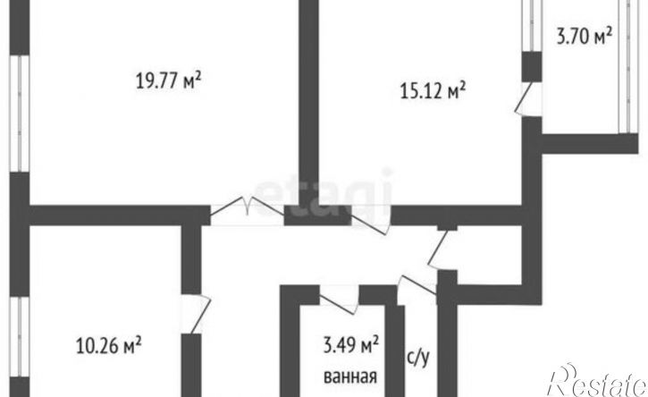 2-комн квартира ул Машиностроителей, 82,  д. 82