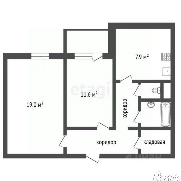 2-комн квартира ул Хользунова, 10,  д. 10