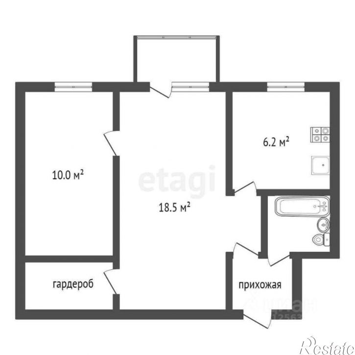 2-комн квартира улица Торпедо, 33,  д. 33