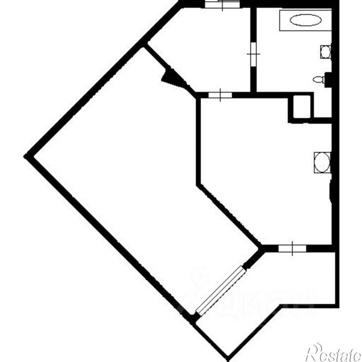 1-комн квартира ул Антонова-Овсеенко, 35э,  д. 35э