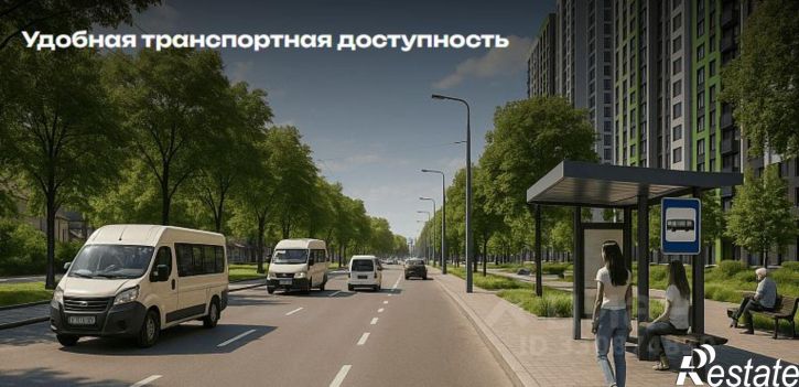 1-комн квартира улица Антонова-Овсеенко, 35-с,  д. 35-с