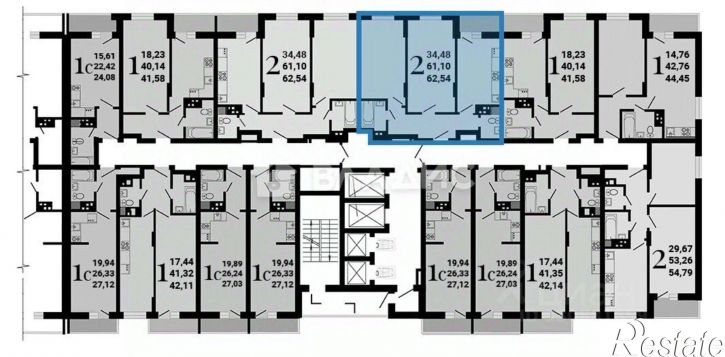 2-комн квартира улица Антонова-Овсеенко, 35-с,  д. 35-с
