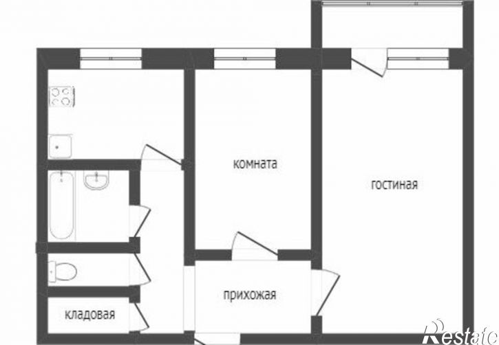 2-комн квартира ул 9 Января, 233/28,  д. 233/28