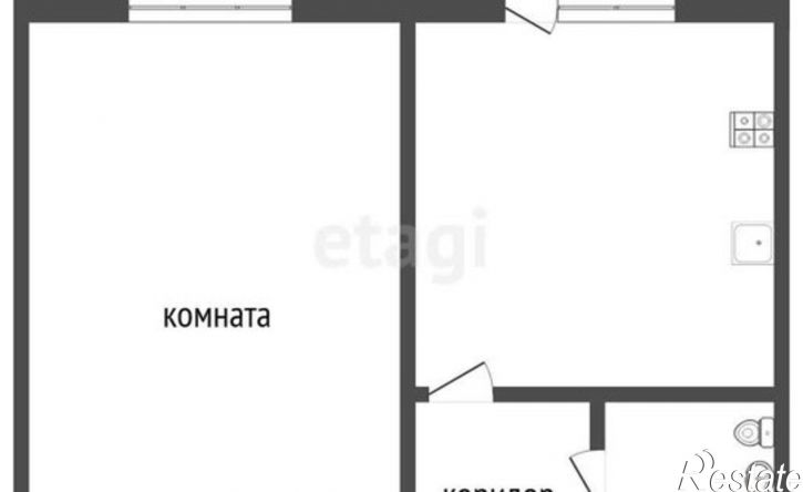 1-комн квартира Московский проспект, 207,  д. 207