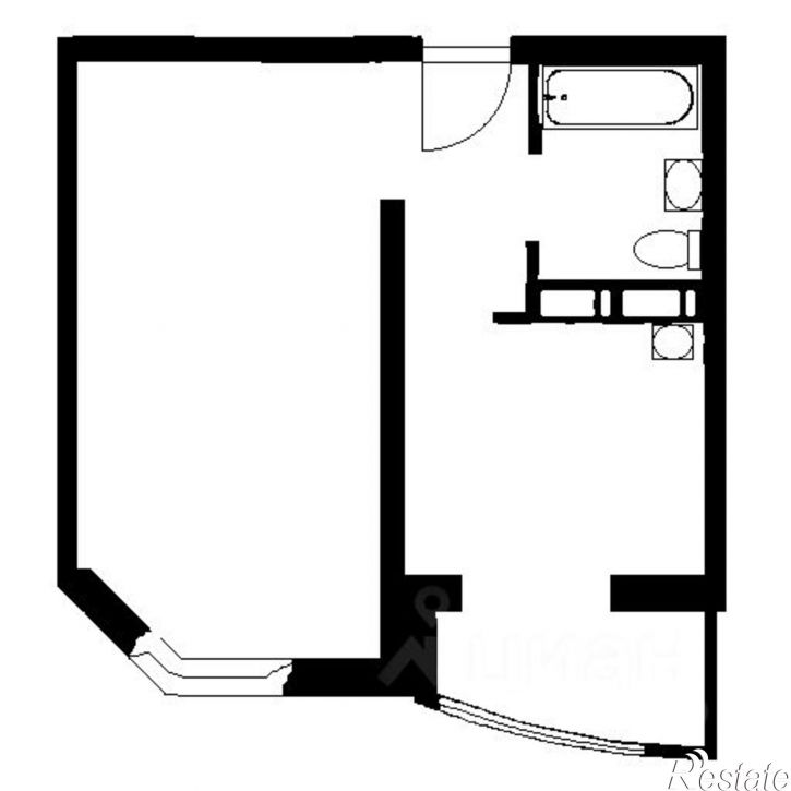 1-комн квартира ул Артамонова, 38д 1,  д. 38д 1,  к. 1
