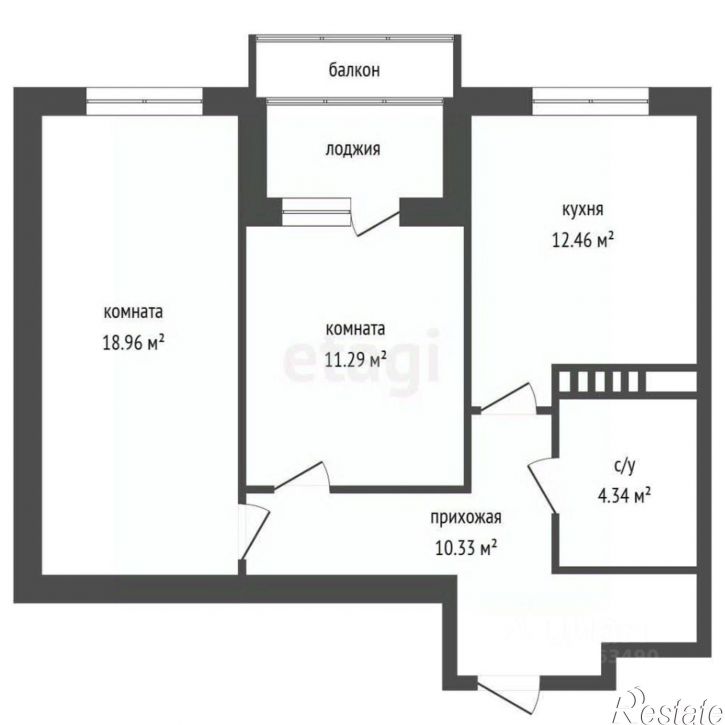 2-комн квартира улица Ломоносова, 116Б,  д. 116Б