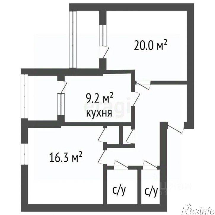 2-комн квартира б-р Победы, 1,  д. 1