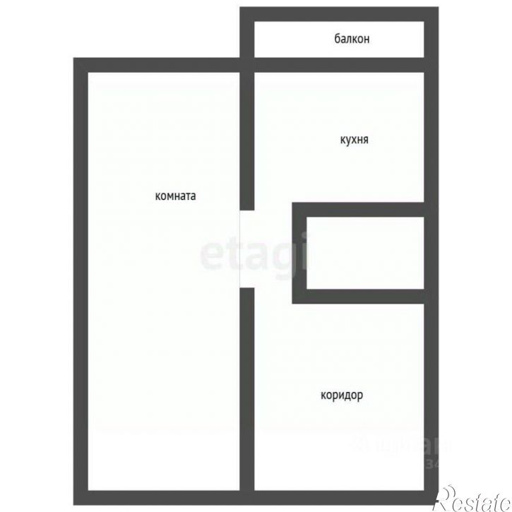 1-комн квартира ул Крымская, 5,  д. 5